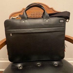 *** SOLD***JACK SPADE pebbled leather slim brief